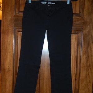 Mossimo Black Khaki's